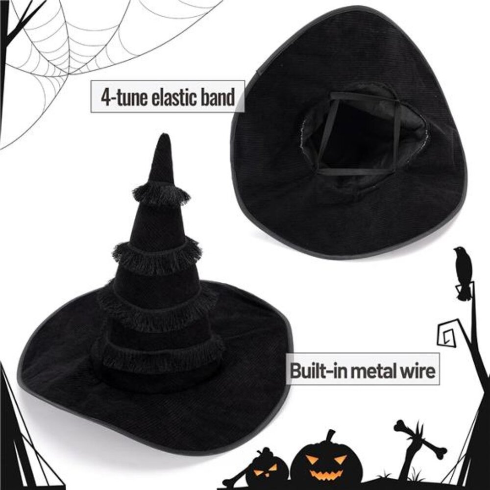 Wicked Witch Hat Glasses Gloves Socks Halloween Costume - Picture 3 of 8